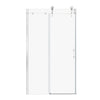 Zitta Shower door 60", in alcove, in chrome