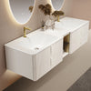 Cresta Double Sink Bathroom Vanity by Godi