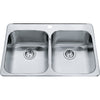 KINDRED Steel Queen Drop In Sink - QDL2031-7-3