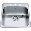 KINDRED Steel Queen Drop In Sink - QSL2020-7-3