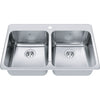 KINDRED Steel Queen Drop In Sink QDLA2233-8-3