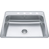 KINDRED Creemore Drop In Sink - CSLA2522-8-4CB