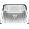 KINDRED Steel Queen Drop In Sink - QSA1616-6