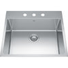 KINDRED Brookmore Drop In Sink - BSL2225-9-3