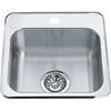 KINDRED Steel Queen Drop In Sink - QSL1515-6-1