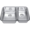 KINDRED Steel Queen Undermount Sink QCUA1827R-8