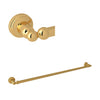 Edwardian™ 32" Towel Bar - Unlacquered Brass | Model Number: U.6942ULB
