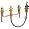 Builder Series Fixed 4-Piece Roman Tub Rough-In with Hand Shower - Chrome