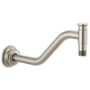 Invari 11" Angled Shower Arm And Flange - Brilliance® Luxe Nickel®