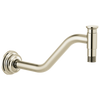 Invari 11" Angled Shower Arm And Flange - Brilliance® Polished Nickel