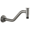Invari 11" Angled Shower Arm And Flange - Brilliance® Luxe Steel®