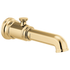 Invari Diverter Tub Spout - Brilliance® Polished Gold