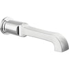 Tetra Non-diverter Tub Spout - Porcelain Chrome
