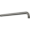 16-Inch Shower Arm, Chrome - Black Stainless