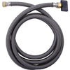 Delta Roman Tub Leader Hose- 7 Ft. - Chrome