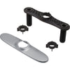 Escutcheon With Baseplate And Nuts - Arctic Stainless