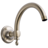 Essential Shower Series 10" Classic Wall Mount Shower Arm And Flange - Brilliance® Brushed Nickel