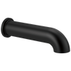 Essential Shower Series Linear Round Non-Diverter Tub Spout - Matte Black
