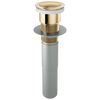 Brizo Push Button Pop-Up Without Overflow - Brilliance® Polished Gold