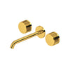 Amahle™ Wall Mount Lavatory Faucet Trim - Unlacquered Brass | Model Number: TAM08W3IWULB