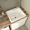 Zitta Laundry sink 24" in glossy white