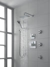 Siderna Rectangular Raincan Showerhead lifestyle