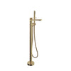 Baril Trim only for floor-mounted tub filler with hand shower