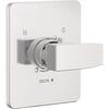 Modern Angular Valve Only Trim - Chrome