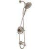 Nicoli Monitor 14 Series Tub And Shower With Suredock Hand Shower - Stainless