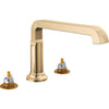 Tetra Roman Tub Trim - Champagne Bronze