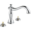 Cassidy 3-HOLE Roman Tub Trim - Chrome