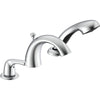 Delta 3 Hole Classic Roman Tub With Handshower