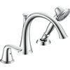 Delta 3 Hole Lahara Roman Tub With Handshower