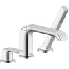 Delta Single Handle Roman Tub Faucet with Hand