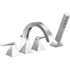 Trillian 4-HOLE Roman Tub W/ Hand Shower Trim - Chrome