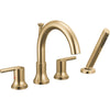 Delta Roman Tub W Hand Deck-Mount Tub Filler