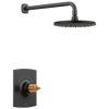Allaria TempAssure Thermostatic Shower Only Trim - Less Handles - Matte Black
