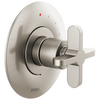 Brizo Odin Pressure Balance Valve Trim Only - Less Handle - Complete Kit - Brilliance® Brushed Nickel