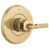 Brizo Invari Pressure Balance Valve Only Trim - Less Handle - Complete Kit - Brilliance® Polished Gold