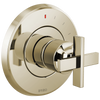 Brizo Levoir Pressure Balance Valve Only Trim - Less Handle - Complete Kit - Brilliance® Polished Nickel