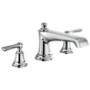 Brizo Rook Roman Tub Faucet - Less Handles - Complete Kit - Polished Chrome