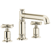 Brizo Invari Roman Tub Faucet - Less Handles - Complete Kit - Brilliance® Polished Nickel