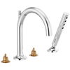 Brizo Roman Tub Faucet With Handshower Less Handles
