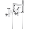 Brizo Kintsu Two-Handle Tub Filler Trim Kit With Cross Handles - Complete Kit - Polished Chrome