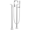 Brizo Allaria Two-Handle Tub Filler Trim Kit with Twist Lever Handles - Complete Kit - Polished Chrome