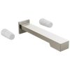 Frank Lloyd Wright Bath Collection by Brizo Two-Handle Wall Mount Tub Filler - Less Handles - Brilliance® Luxe Nickel®