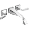 Virage Two-Handle Wall Mount Tub Filler - Polished Chrome