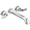 Brizo Litze Two-Handle Wall Mount Tub Filler - Less Handles - Complete Kit - Polished Chrome
