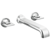 Brizo Allaria Two-Handle Wall Mount Tub Filler - Less Handles - Complete Kit - Polished Chrome
