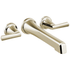 Brizo Levoir Two-Handle Wall Mount Tub Filler - Less Handles - Complete Kit - Brilliance® Polished Nickel